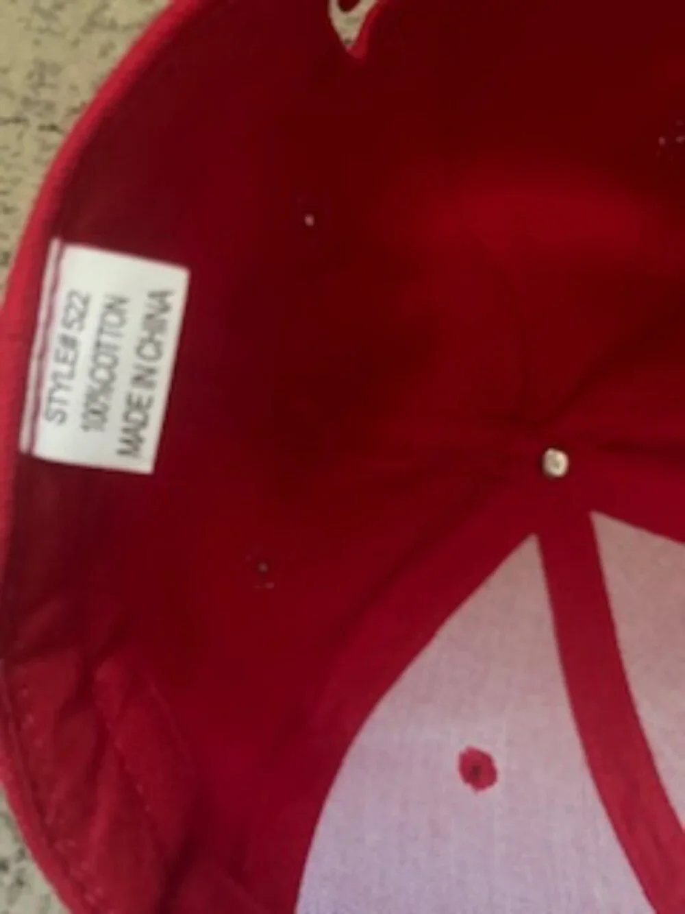 🧡3/15 BIG 5 Sporting Goods Red Cap Unisex One Size (but fits S/M best)